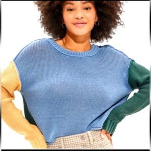 color block sweater- worn maybe twice